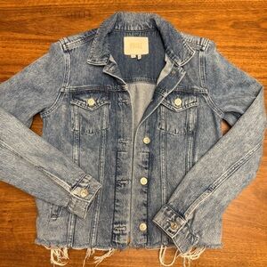 Paige Women's Blue Denim Jacket Size Small